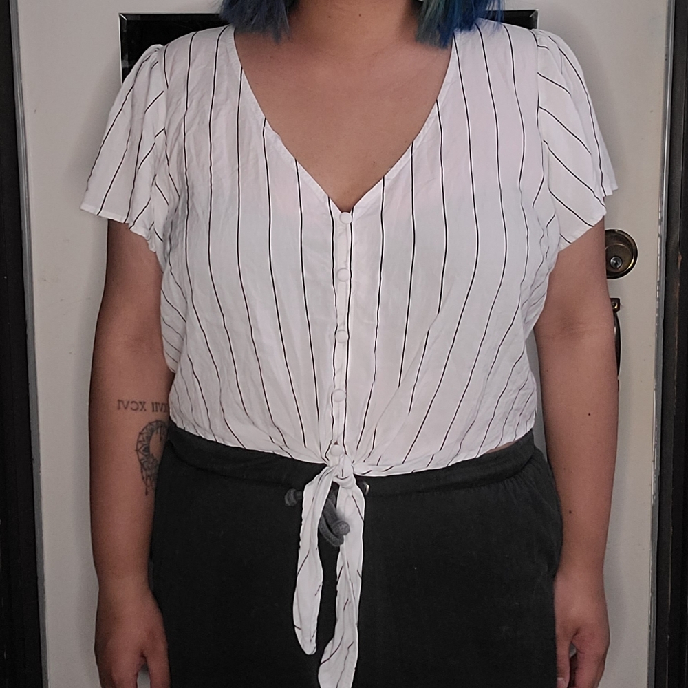 Striped Forever 21+ top